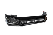 Toyota Land Cruiser Prado 150 2009–2023 Lip spoiler předního nárazníku Modelista V3-LED (2017-) Černá barva fotografie 4