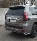 Toyota Land Cruiser Prado 150 2009–2023 Nástavec na zadní nárazník Modelista V3 (2017-) Bílá barva fotografie 2