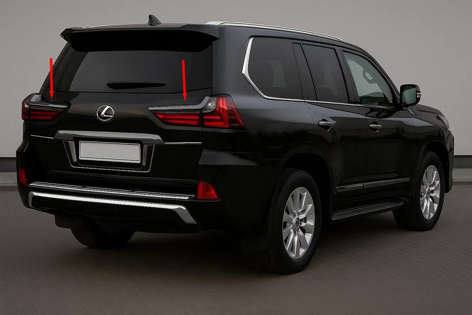 Lexus LX570/450d 2008–2022 Kryty zadních světel BlackEdition (pro 2016+) Image