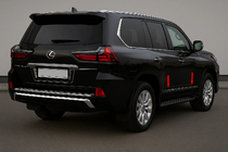 Lexus LX570/450d 2008–2022 Kryty na lišty BlackEdition (pro 2016+) fotografie 2
