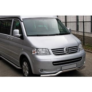 Přední ochranný rám Vlna ST007 (nerez) Volkswagen T5 Caravelle 2004–2010