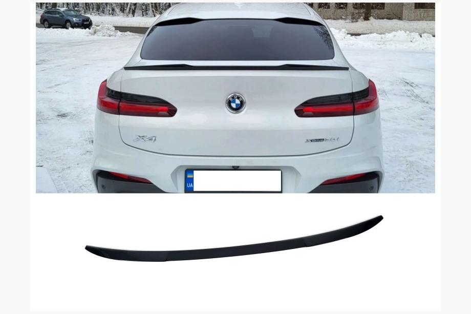 BMW X4 G02 2018– Spoiler víka kufru X4M-Style (černý lesk, ABS plast) Image
