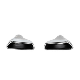 Koncovky výfuku M-Performance Silver (2 ks) BMW řada 5 G30/G31 2017–2023 fotografie 1