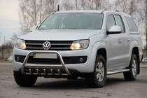 Volkswagen Amarok 2010–2022 Přední ochranný rám WT003 (nerez) fotografie 3