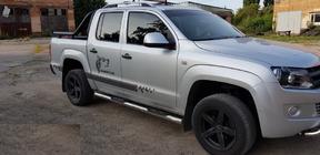 Volkswagen Amarok 2010–2022 Boční nerezové trubky (2 ks) fotografie 10