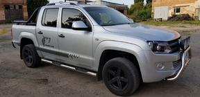 Volkswagen Amarok 2010–2022 Boční nerezové trubky (2 ks) fotografie 11