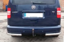 Volkswagen Caddy 2010–2015 Zadní rohy AK003 (2 ks, nerez) fotografie 5