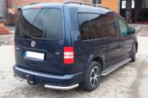 Volkswagen Caddy 2010–2015 Zadní rohy AK003 (2 ks, nerez) fotografie 6