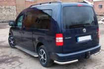 Volkswagen Caddy 2010–2015 Zadní rohy AK003 (2 ks, nerez) fotografie 7