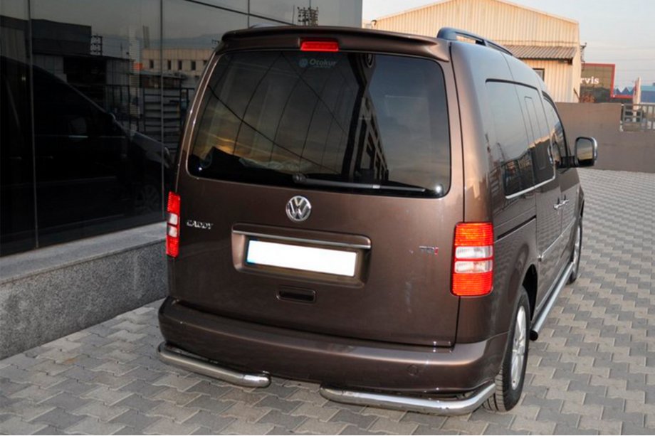 Volkswagen Caddy 2010–2015 Zadní rohy AK003 (2 ks, nerez) Image