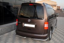 Volkswagen Caddy 2004–2010 Zadní rohy AK003 (2 ks, nerez) fotografie 2