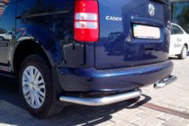 Volkswagen Caddy 2004–2010 Zadní rohy AK003 (2 ks, nerez) fotografie 3