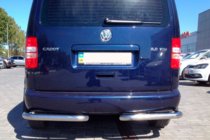 Volkswagen Caddy 2004–2010 Zadní rohy AK003 (2 ks, nerez) fotografie 4