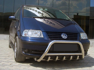 Volkswagen Sharan 1995–2010 Přední ochranný rám WT003 (nerez) fotografie 1
