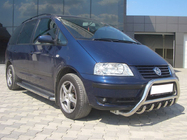 Volkswagen Sharan 1995–2010 Přední ochranný rám WT003 (nerez) fotografie 3