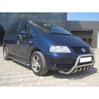 Přední ochranný rám WT003 (nerez) Volkswagen Sharan 1995–2010 fotografie 3