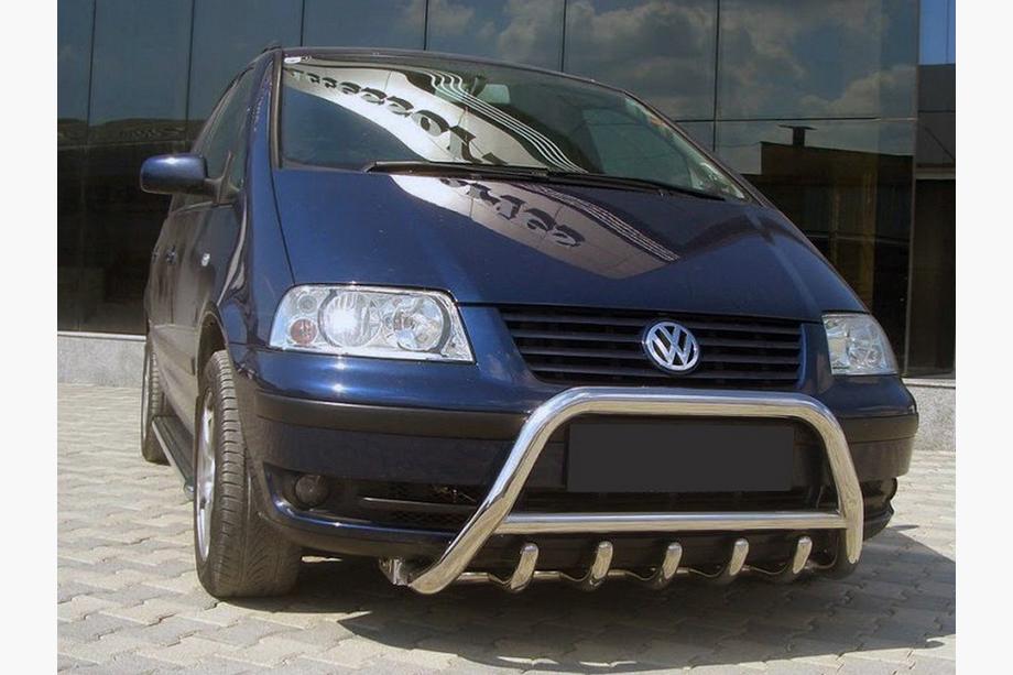 Volkswagen Sharan 1995–2010 Přední ochranný rám WT003 (nerez) Image