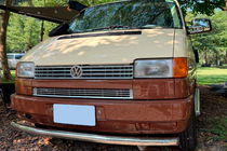 Volkswagen T4 Transporter 1990–2003 Přední ochranný rám ST008 (nerez) 60 mm fotografie 10