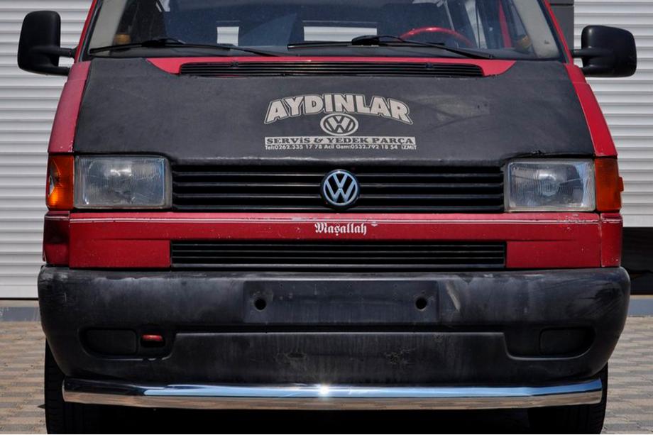 Volkswagen T4 Caravelle/Multivan 1990–2003 Přední ochranný rám ST008 (nerez) Fotografie 9