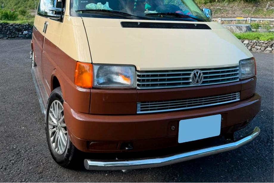 Volkswagen T4 Caravelle/Multivan 1990–2003 Přední ochranný rám ST008 (nerez) Fotografie 3