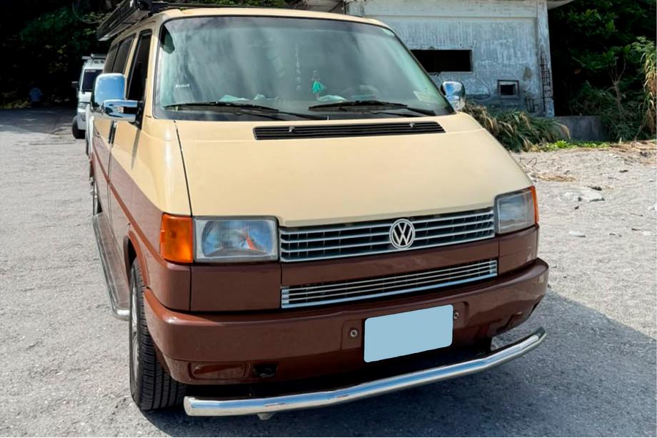 Volkswagen T4 Caravelle/Multivan 1990–2003 Přední ochranný rám ST008 (nerez) Fotografie 4