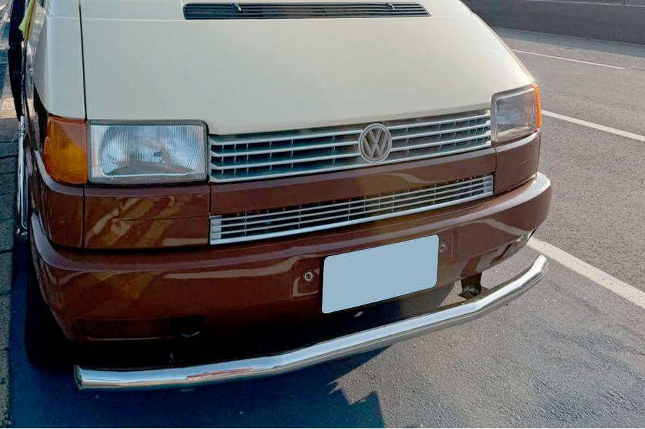 Volkswagen T4 Caravelle/Multivan 1990–2003 Přední ochranný rám ST008 (nerez) Fotografie 7