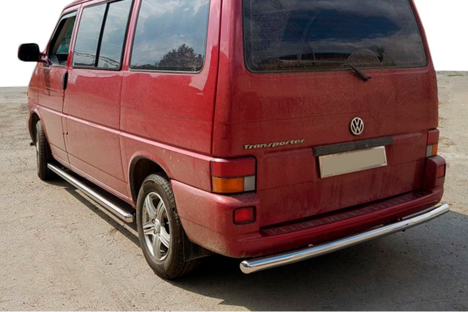 Volkswagen T4 Transporter 1990–2003 Zadní ochranný rám AK002 (nerez) Image