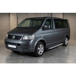 Boční nášlapy Line (2 ks, hliník) Volkswagen T5 Transporter 2003–2010 fotografie 1