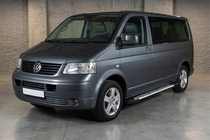 Volkswagen T5 Multivan 2003–2010 Boční nášlapy typu Line (2 ks, hliník) Dlouhý rozvor fotografie 1