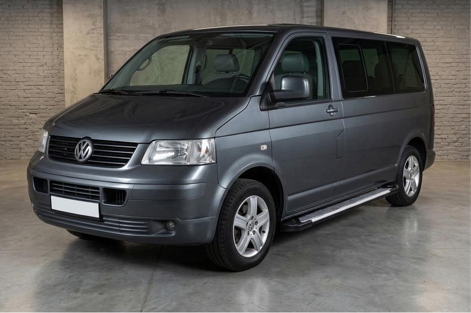Volkswagen T5 Multivan 2003–2010 Boční nášlapy typu Line (2 ks, hliník) Dlouhý rozvor Image