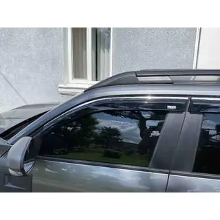Okenní ofuky s chromovanou lištou (4 ks, Niken) fotografie 4