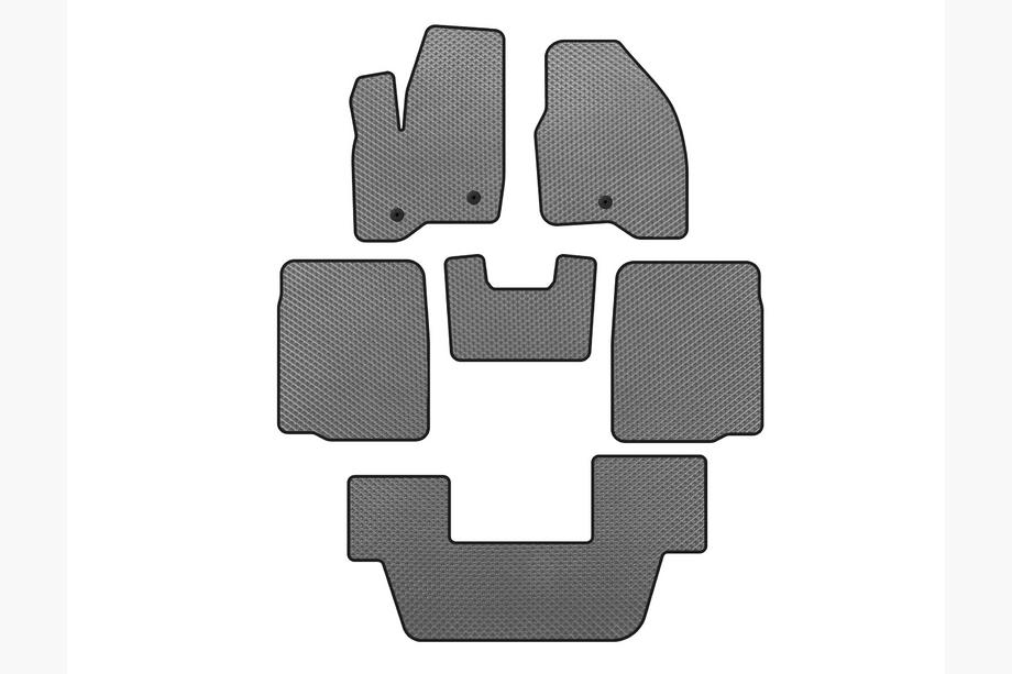 Ford Explorer 2011–2019 EVA autokoberce do interiéru (3 řady, 2011-2015, šedé) Image