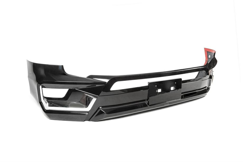 Toyota Land Cruiser 300 2021– Přední lip spoiler na nárazník VXR Černá barva Fotografie 6