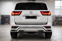 Toyota Land Cruiser 300 2021– Difuzor zadního nárazníku VXR Bílá barva fotografie 1