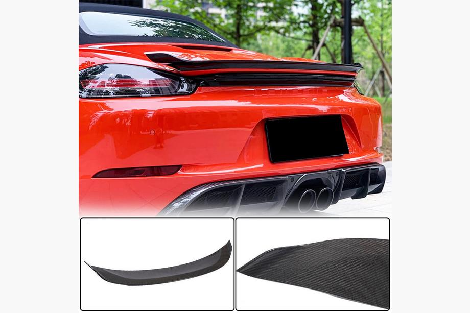 Porsche Boxster/Cayman 982 (718) 2016– Spoiler V2 (pro Boxster, karbon) Image