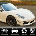 Porsche Boxster/Cayman 982 (718) 2016– Karbonový přední lip spoiler na nárazník Lip V1 (2016-2019, karbon) fotografie 2