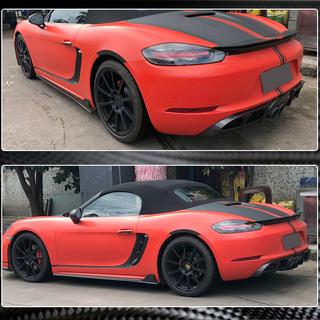 Difuzor zadního nárazníku V1 (2016-2019, karbon) Porsche Boxster/Cayman 982 (718) 2016– fotografie 4