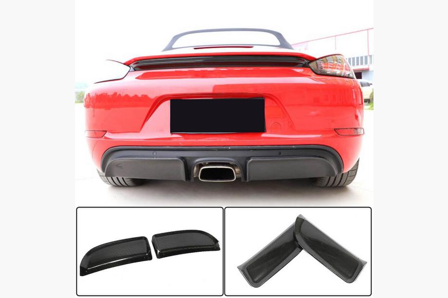 Porsche Boxster/Cayman 982 (718) 2016– Difuzor zadního nárazníku V2 (2016-2019, karbon) Image