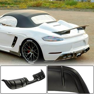 Difuzor zadního nárazníku V3 (2016-2019, karbon) Porsche Boxster/Cayman 982 (718) 2016– fotografie 1