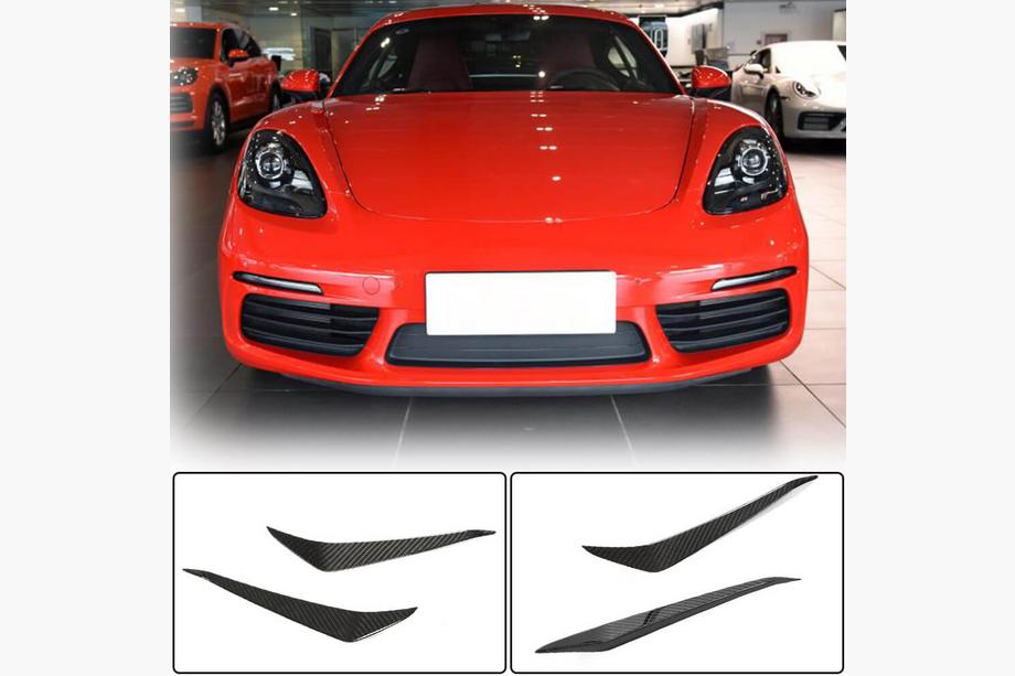 Porsche Boxster/Cayman 982 (718) 2016– Nástavce předního nárazníku (karbon) Image