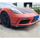 Porsche Boxster/Cayman 982 (718) 2016– Karbonový nástavec předního nárazníku Lip V2 (2016-2019, karbon) fotografie 4