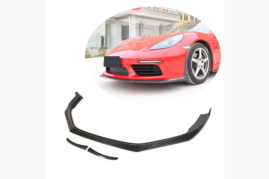 Porsche Boxster/Cayman 982 (718) 2016– Karbonový nástavec předního nárazníku Lip V2 (2016-2019, karbon) Image