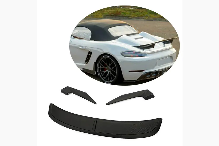 Porsche Boxster/Cayman 982 (718) 2016– Spoiler V3 (pro Boxster, karbon) Image