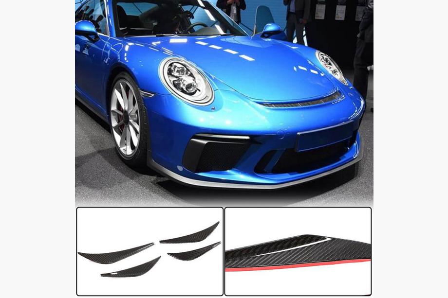 Porsche 911 (991) 2011–2019 Karbonové nástavce na přední nárazník V1 (pro GT3 (RS) 2017-2019) Image