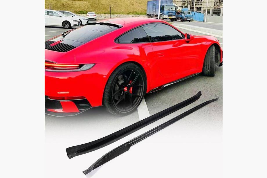 Porsche 911 (992) 2018– Boční prahy V2 (karbon) Image