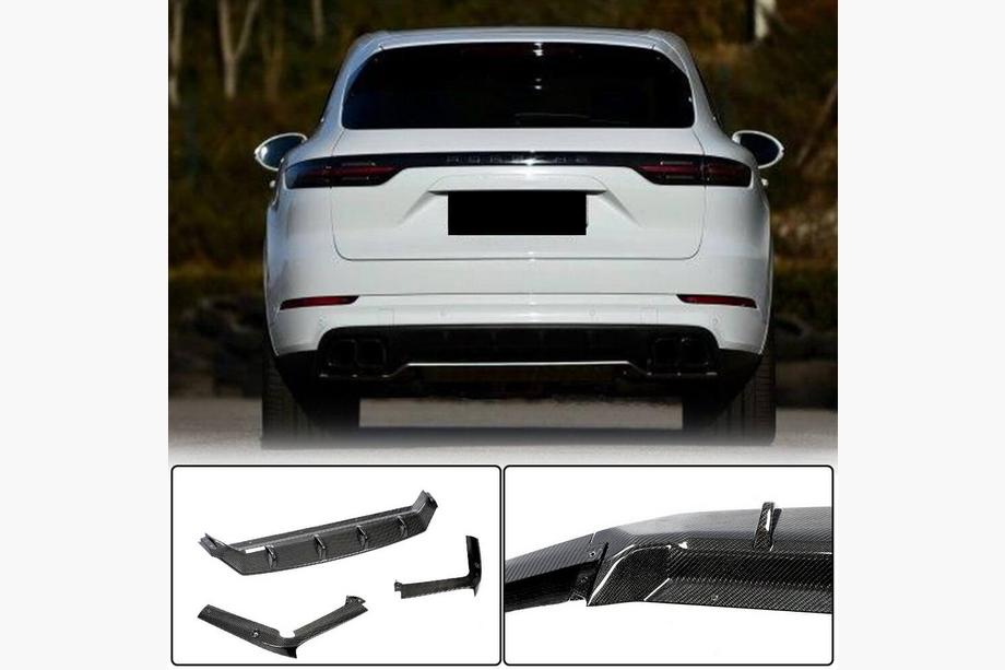 Porsche Cayenne 2018– Difuzor zadního nárazníku (2018-2023, karbon) Image