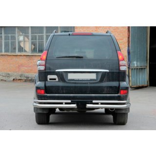 Zadní dvojité rohy AK003-1 (2 ks, nerez) Toyota Land Cruiser Prado 120 2002–2009 fotografie 2