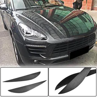 Mračítka na světlomety (2014-2018, karbon) Porsche Macan 2014–2024 fotografie 1