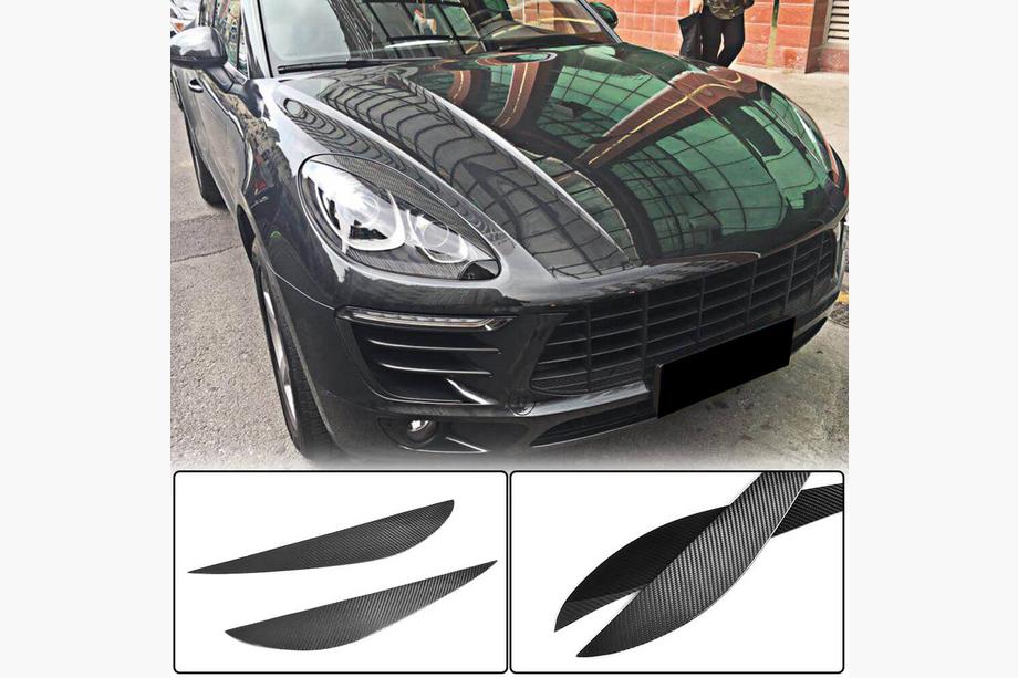 Porsche Macan 2014–2024 Mračítka na světlomety (2014-2018, karbon) Image