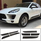 Porsche Macan 2014–2024 Ochranné lišty dveří (2014-2021, karbon) fotografie 1